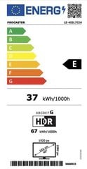 ProCaster LE-40SL702H hinta ja tiedot | Televisiot | hobbyhall.fi