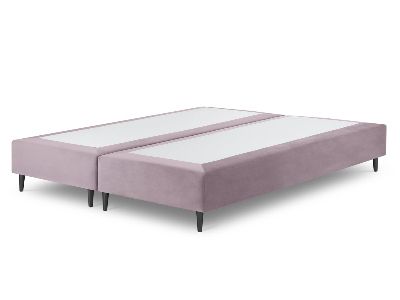 Divaani Milo Casa Lia 200 x 200, vaaleanvioletti/musta hinta ja tiedot | Sängyt | hobbyhall.fi