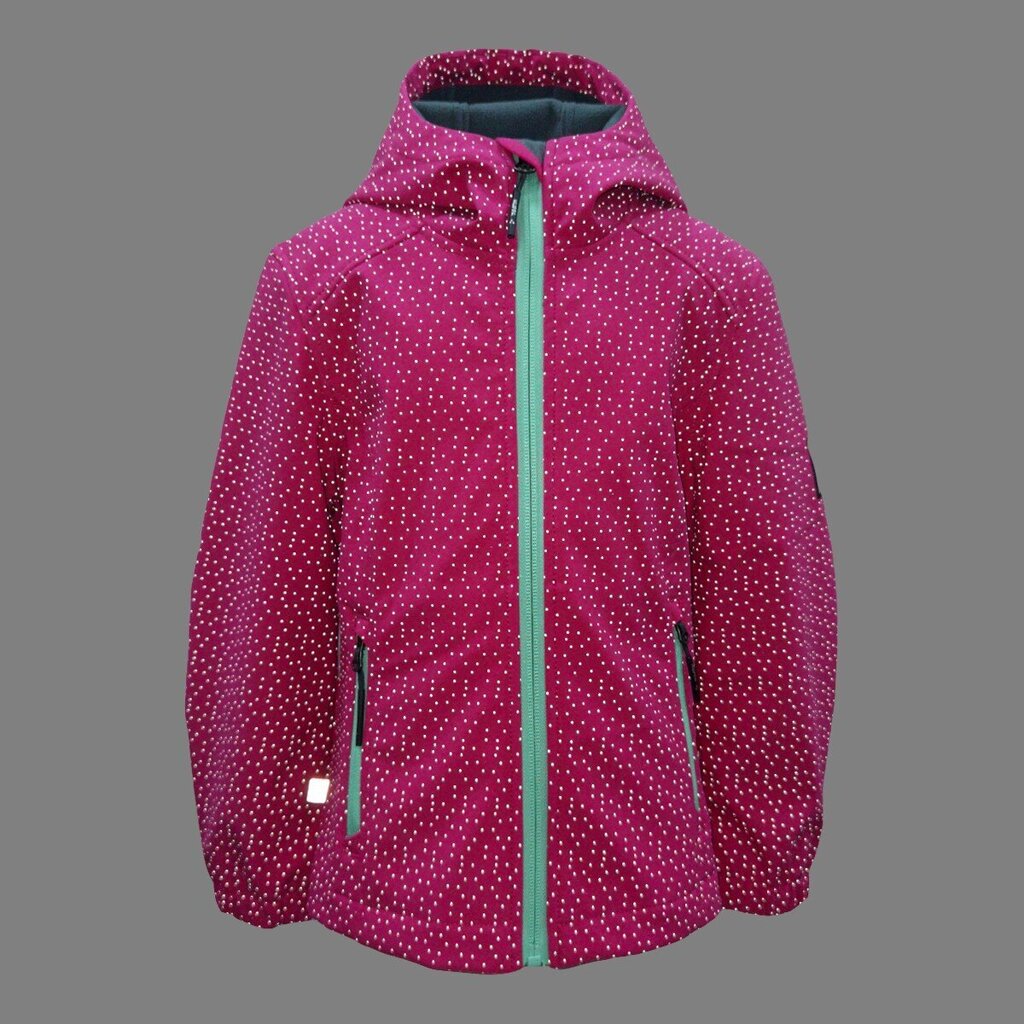 Huppa softshell takki tytöille NERA, fuksia väri hinta ja tiedot | Tyttöjen takit | hobbyhall.fi