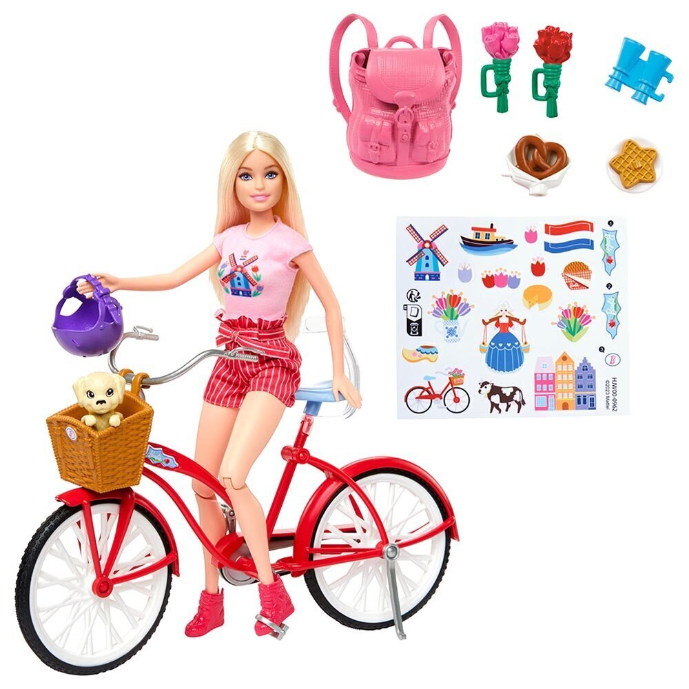 Barbie® hollantilainen matkanukke hinta ja tiedot | Tyttöjen lelut | hobbyhall.fi