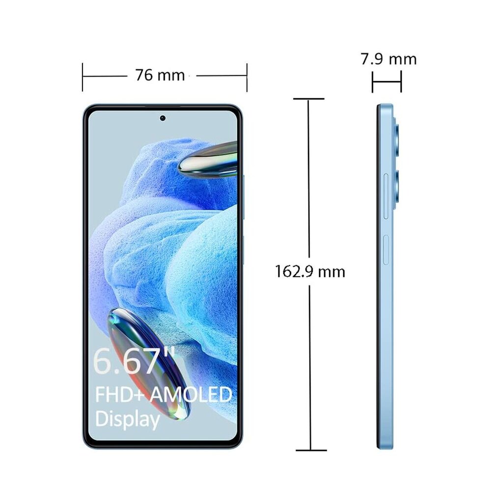 Xiaomi Redmi Note 12 Pro 5G 6/128GB Sky Blue hinta ja tiedot | Matkapuhelimet | hobbyhall.fi