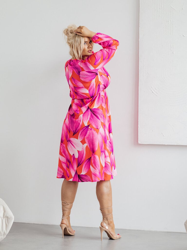 Naisten mekko Cassandra, pinkki hinta ja tiedot | Mekot | hobbyhall.fi