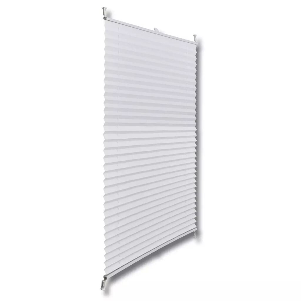 Plisse Kaihdin 50x125cm Valkoinen Laskosverhot hinta ja tiedot | Kaihtimet | hobbyhall.fi