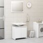 vidaXL 3-osainen kylpyhuoneen kalustesarja valkoinen lastulevy hinta ja tiedot | Kylpyhuonekalusteet | hobbyhall.fi
