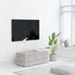 vidaXL TV-taso betoninharmaa 80x34x30 cm lastulevy hinta ja tiedot | TV-tasot | hobbyhall.fi