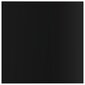vidaXL Kirjahyllytasot 8 kpl korkeakiilto musta 40x40x1,5 cm lastulevy hinta ja tiedot | Hyllyt | hobbyhall.fi