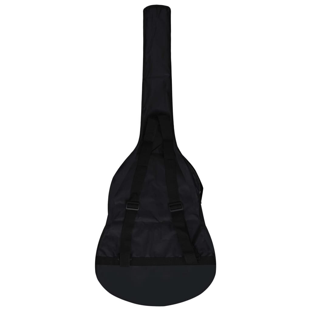 vidaXL Kitaralaukku 1/2 klassiselle kitaralle musta 94x35 cm kangas hinta ja tiedot | Soittimien lisätarvikkeet | hobbyhall.fi