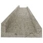 vidaXL Seinähyllyt 4 kpl betoninharmaa 80x9x3 cm hinta ja tiedot | Hyllyt | hobbyhall.fi