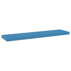 vidaXL Kelluva seinähylly sininen 90x23,5x3,8 cm MDF hinta ja tiedot | Hyllyt | hobbyhall.fi