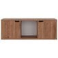 vidaXL TV-taso ruskea tammi 88,5x27,5x30,5 cm lastulevy hinta ja tiedot | TV-tasot | hobbyhall.fi