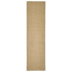 vidaXL Matto luonnollinen sisal 66x250 cm hinta ja tiedot | Isot matot | hobbyhall.fi