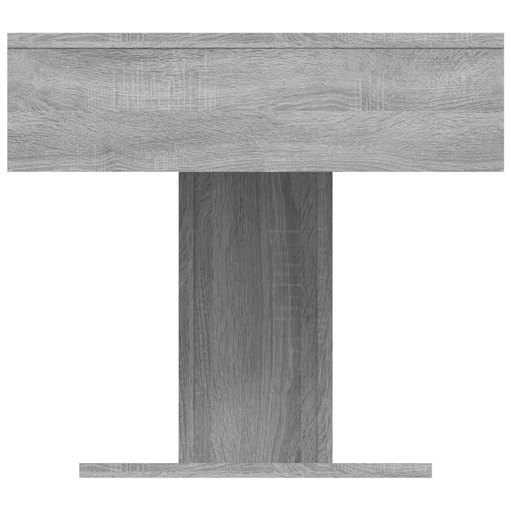 vidaXL Sohvapöytä harmaa Sonoma 96x50x45 cm tekninen puu hinta ja tiedot | Sohvapöydät | hobbyhall.fi