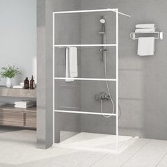 vidaXL Walk-in suihkuseinäke valkoinen 100x195 cm kirkas ESG-lasi hinta ja tiedot | Suihkuseinät ja -ovet | hobbyhall.fi