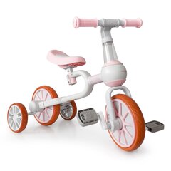 4in1 Potkupyörä polkimilla, vaaleanpunainen hinta ja tiedot | Kolmipyörät | hobbyhall.fi