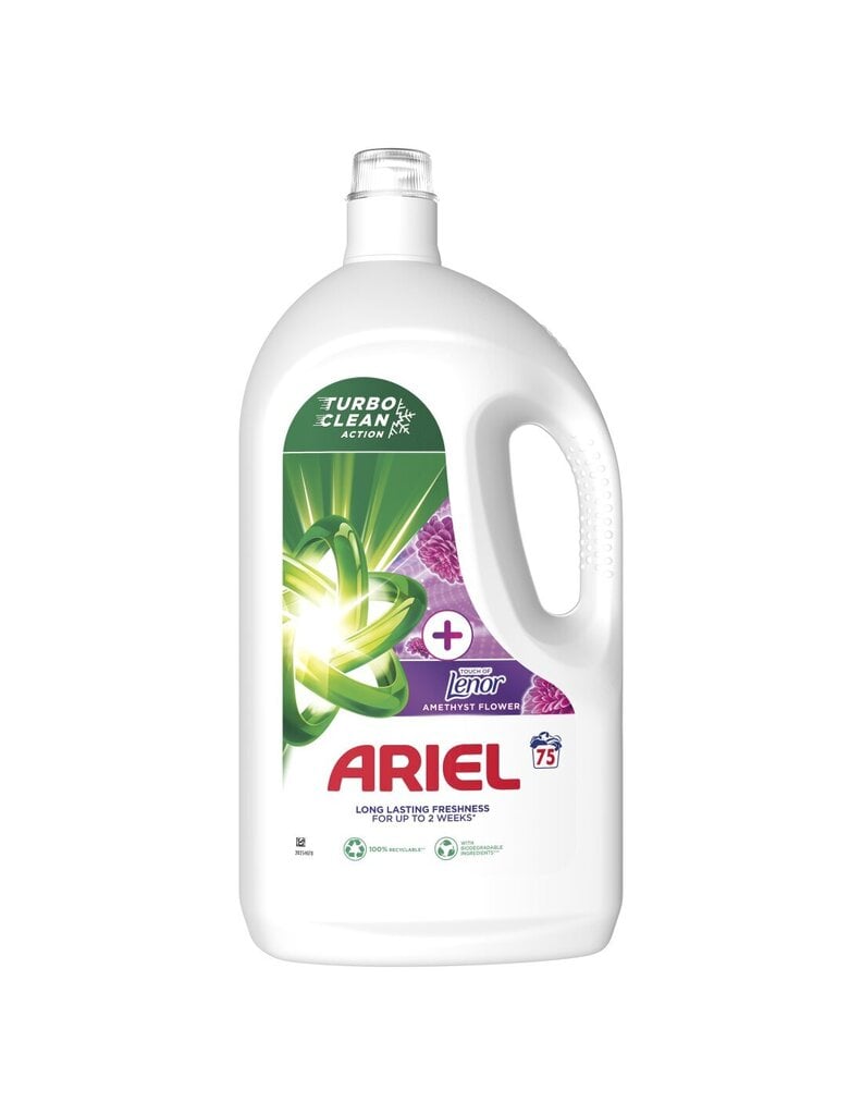 Ariel Lenor Amethyst pyykinpesugeeli, 3,75 l hinta ja tiedot | Pyykinpesuaineet | hobbyhall.fi