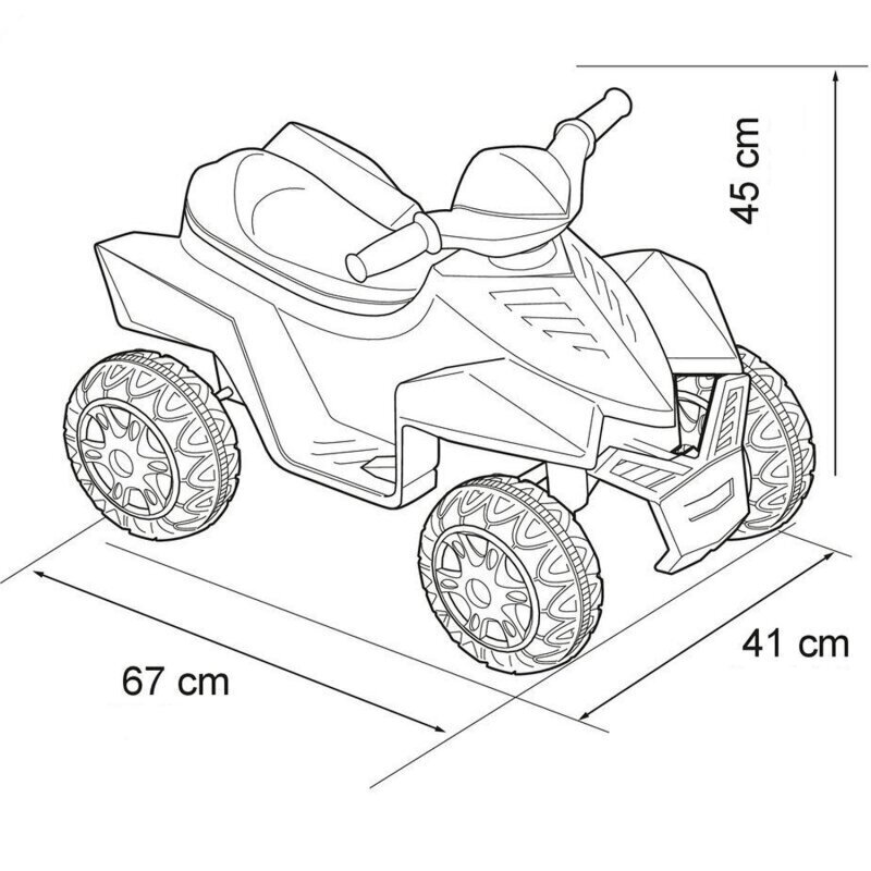 Feber sähköinen mönkijä lapsille, vaaleanpunainen hinta ja tiedot | Lasten sähköautot | hobbyhall.fi