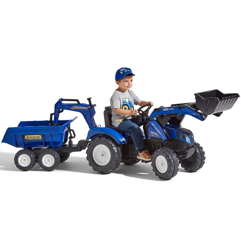 New Holland traktori ja perävaunu Falk hinta ja tiedot | Poikien lelut | hobbyhall.fi