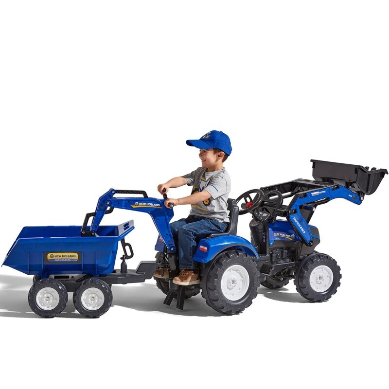 New Holland traktori ja perävaunu Falk hinta ja tiedot | Poikien lelut | hobbyhall.fi