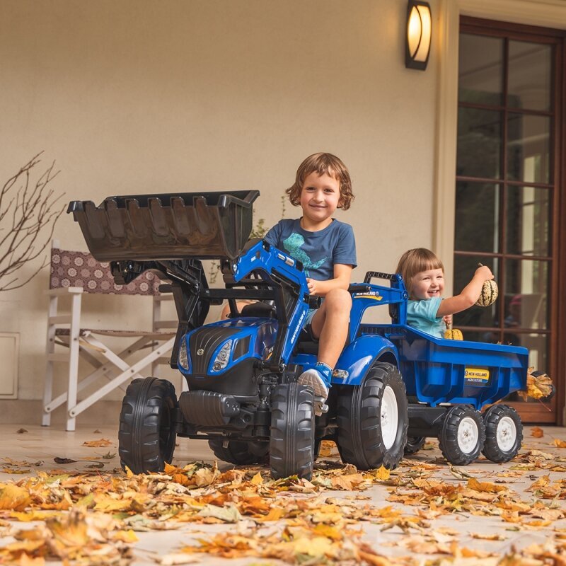 New Holland traktori ja perävaunu Falk hinta ja tiedot | Poikien lelut | hobbyhall.fi