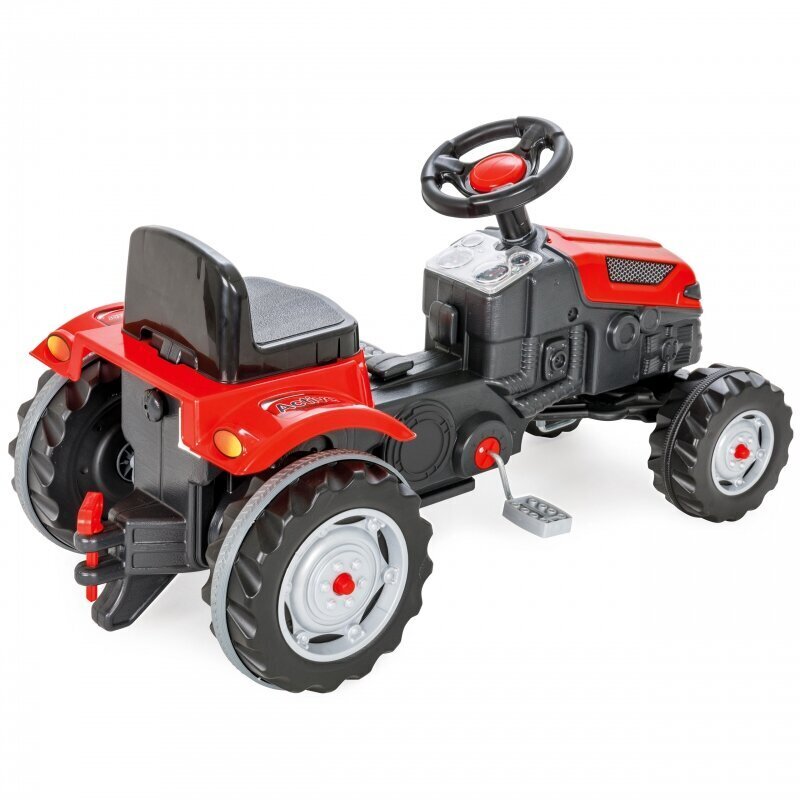 Farmer GoTrac polkutraktori perävaunulla, punainen hinta ja tiedot | Poikien lelut | hobbyhall.fi