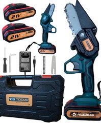 Akkukäyttöinen minimoottorisaha DS Tools 1000W hinta ja tiedot | Moottorisahat | hobbyhall.fi