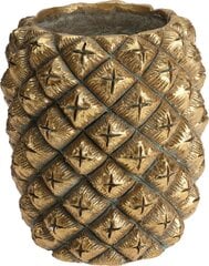 Kultainen ananasruukku, 28,5 cm hinta ja tiedot | Kukkaruukut | hobbyhall.fi