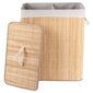 Bambusta valmistettu pyykkipussi, 90l hinta ja tiedot | Kylpyhuoneen sisustus | hobbyhall.fi