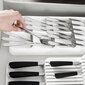 Ruokailuvälinelaatikko, valkoinen, 39 x 17 x 5,5 cm hinta ja tiedot | Keittiövälineet | hobbyhall.fi