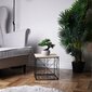 Neliön muotoinen metallinen sohvapöytä 29x29 cm hinta ja tiedot | Sohvapöydät | hobbyhall.fi