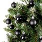 Joululeluja, musta, 24 kpl, 3 cm hinta ja tiedot | Joulukuusen koristeet | hobbyhall.fi