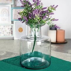 Koristeellinen lasinen kukkamaljakko 20,5 cm hinta ja tiedot | Maljakot | hobbyhall.fi