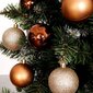 Joululelut, 12kpl, ruskea hinta ja tiedot | Joulukuusen koristeet | hobbyhall.fi