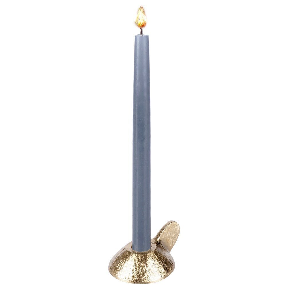 Kultainen alumiininen kynttilänjalka 9x7,5x4 cm hinta ja tiedot | Kynttilät ja kynttilänjalat | hobbyhall.fi