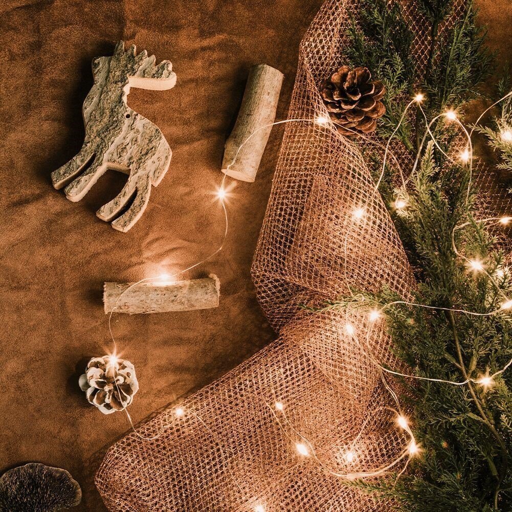 Joululankavalot 40 LED- 195 cm hinta ja tiedot | Joulukoristeet | hobbyhall.fi