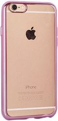 Telone Super Thin Transparent Silicone Back Case Apple iPhone 4 4S with Pink color frame hinta ja tiedot | Telone Puhelimet, älylaitteet ja kamerat | hobbyhall.fi