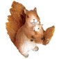 Orava hahmo 15x8x15 cm hinta ja tiedot | Puutarhakoristeet | hobbyhall.fi