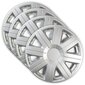 4× Jestic Hubcap 16" hopea hinta ja tiedot | Pölykapselit | hobbyhall.fi