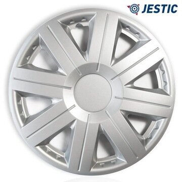 4× Jestic Hubcap 15" hopea hinta ja tiedot | Pölykapselit | hobbyhall.fi