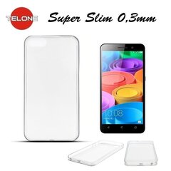 Telone Ultra Slim 0.3mm Back Case Huawei Honor 4X Läpinäkyvä hinta ja tiedot | Puhelimen kuoret ja kotelot | hobbyhall.fi