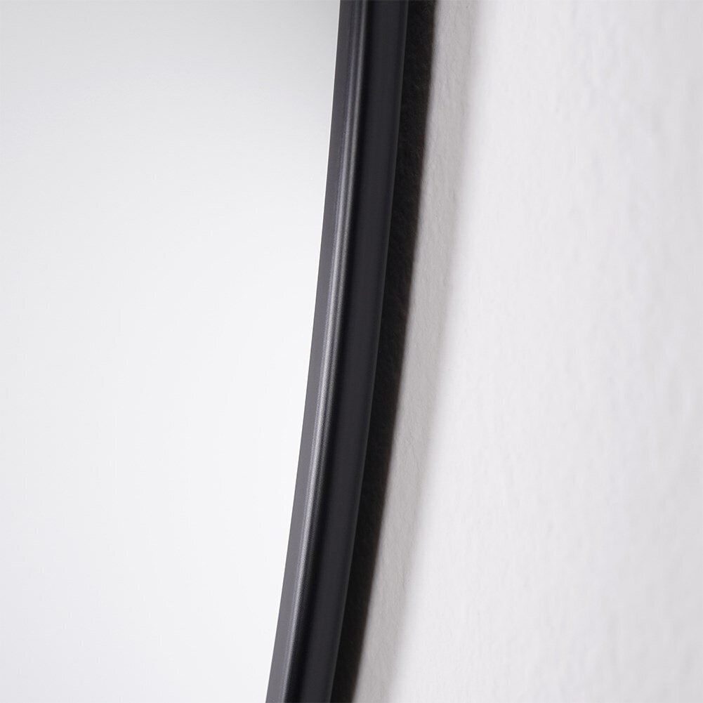 Seinäpeili, musta 55 cm hinta ja tiedot | Peilit | hobbyhall.fi
