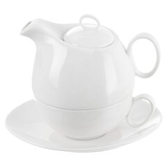 Teekannu, jossa on teekuppi ja lautanen hinta ja tiedot | Lasit, mukit ja kannut | hobbyhall.fi