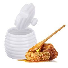 Keraaminen hunajapannu 340 ml hinta ja tiedot | Elintarvikkeiden säilytysastiat | hobbyhall.fi
