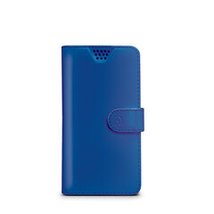 Universal Book case Wally M 3.5-4.0 by Celly Blue hinta ja tiedot | Puhelimen kuoret ja kotelot | hobbyhall.fi
