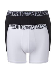 Miesten alushousut Emporio Armani Bianco Nero 545652588 hinta ja tiedot | Emporio Armani Miesten alusvaatteet | hobbyhall.fi