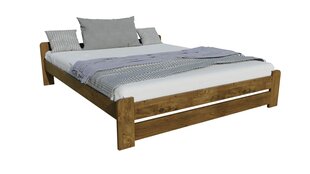 Sänky patjalla DUETAS PS1, 120x200cm, tammi väri hinta ja tiedot | Sängyt | hobbyhall.fi