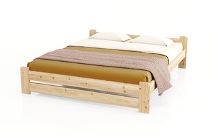 Sänky patjalla POILSIS PS1, 80x200cm, luonnollinen väri hinta ja tiedot | Sängyt | hobbyhall.fi