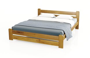 Sänky + patja + suojapatja TRIO KS1, 90x200cm, tammi värit hinta ja tiedot | Sängyt | hobbyhall.fi