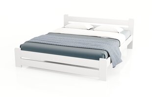 Sänky + patja + suojapatja TRIO KS1, 90x200cm, valkoinen hinta ja tiedot | Sängyt | hobbyhall.fi