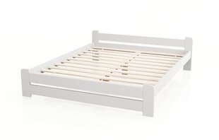 Sänky + patja + suojapatja TRIO PS1, 90x200cm, valkoinen hinta ja tiedot | Sängyt | hobbyhall.fi