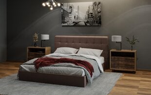 Sänky Sapnas.eu Victoria, 120x200cm, ruskea hinta ja tiedot | Sängyt | hobbyhall.fi